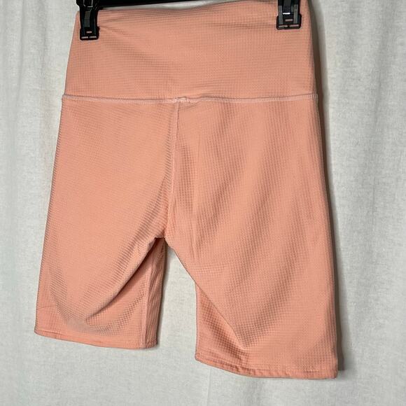 PacSun x Stone Fox Recycled Active Mid Bike Shorts Pink Size Medium Running Gym - Picture 5 of 8